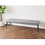 Lesro Mystic 3-Seat Bench, Chambray Grey/Black (MG3001.SBK-01CHGY)~#|#~B2BE0A32-8320-4015-8B116F54A252778C_sc7