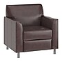 Flash Furniture Hercules Diplomat LeatherSoft Reception Chair, Brown/Chrome Legs (BT8271BNCHR)~#|#~B2C96A44-6505-456B-92C71EE911D0E8F4_sc7