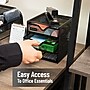 Mind Reader 3-Drawer Desktop Storage Organizer, Black (MINMESH3-BLK)~#|#~B2E2AA70-7847-4E07-8233C7F1B162B84A_sc7