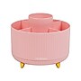 Mind Reader 5-Compartment Rotating Plastic Pen Holder, Pink (SPINPEN-PNK)~#|#~B2E9BA6B-2B11-4A67-BD9ED5E45DB9D06A_sc7