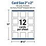 Avery Floral Design Matte Blank Card, White, 120/Pack (S00-EVJ)~#|#~B30BCA23-D293-4ABB-8253262380A24D12_sc7
