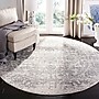 Safavieh Madison Collection 10' Round Indoor Area Rug, Machine Made, Silver/Ivory (MAD603G-10R)~#|#~B31A9EDF-A53D-4CC8-BAB383445034ED54_sc7