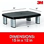 3M Adjustable Monitor Stand, Holds up to 80 lbs. (MS80B)~#|#~B32407F7-FDBA-4698-9E403D42405B648E_sc7