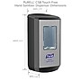 Purell CS 8 Automatic Wall Mounted Hand Sanitizer Dispenser, Graphite Carton (GOJ782401)~#|#~sp28736424_sc7