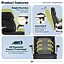 Serta Quinten Ergonomic Faux Leather Executive Chair, Black (52959-BLK)~#|#~B339B320-5D31-4EE4-82705D68108CEB7A_sc7
