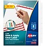 Avery Index Maker Extra-Wide Paper Dividers with Print & Apply Label Sheets, 8 Tabs, White (AVE11439)~#|#~B33BAEA6-8BE5-4D9F-BE42F0ED9C9F0067_sc7