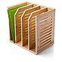 Officemate 4-Compartment Stackable Bamboo Desk Organizer, Natural Wood (71006)~#|#~B33E0F50-F1A4-47FF-BE908D0AEEB84217_sc7