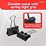 Staples Binder Clips, Small Size, 0.38" Capacity, Black, 144 Pack – Compact Clips for Documents, Notes & Office Use~#|#~B353B4DF-5CF8-4911-A22B98391D55877F_sc7