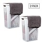 Mind Reader 15.85-Gallon Slim Laundry Hamper with Lid, Plastic, White, 2/Set (2HBIN60-WHT)~#|#~B3544DC5-7264-4B0B-8EC375344D760441_sc7