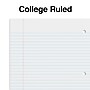 Staples 1-Subject Notebook, 8" x 10.5", College Ruled, 70 Sheets, Red (ST27503C)~#|#~B3579C3A-09A2-45EB-B1BC2DC3801B05D0_sc7