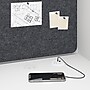 Bush Business Furniture Hustle 48"W 2 Person Back to Back Cubicle Panel Workstation, White (HUS020WH)~#|#~B36FF848-E9BF-44E9-929FB76BB3438455_sc7