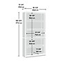 Sauder Select 70"H 5-Shelf Bookcase, White Plank (426423)~#|#~B3736C42-F853-436D-ADA00FDD1A209719_sc7