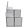Regency Instant Office 63"H x 129"W 2 Person L-Shaped Cubicle Panel Workstation, Pure White (IO36194-03K-2P)~#|#~B38A0C30-D122-4298-B14569FC337BC0AB_sc7