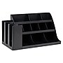 Mind Reader 14 Compartment Plastic Cup and Condiments Countertop Organizer, Black (COMORG2-BLK)~#|#~B3950F69-643C-4509-8DDB2109712110D6_sc7