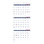2026-2027 Brownline Classic 12.25" x 27" Three-Month Wall Calendar, White (C171128)~#|#~B3AA4652-039F-4465-A979653582DD7765_sc7