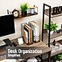 Mind Reader 1-Compartment Wood/Metal File Organizer, Black, 2/Pack (JMWIRE-BLK)~#|#~B3AB7BF5-82C3-4050-A90F086496593F85_sc7