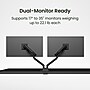 Kanto DM2 Dual Monitor Desktop Mount for 17” - 35” Displays, Up to 22 lbs., Black~#|#~B3AFA5CC-685E-47E9-B9324763E2D7F2DD_sc7