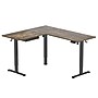 Mount-It! 63"W Electric L-Shaped Corner Adjustable Standing Desk, Rustic Brown/Black (MI-15010)~#|#~B3B77CA2-D06C-4EE8-83A9A99CBC6582EF_sc7
