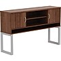 Lorell Relevance Series 59"W Freestanding Hutch, Walnut (LLR16240)~#|#~B3BADD13-09E6-45E0-9C74C42DBB5EC614_sc7