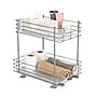 Household Essentials Metal Two-Tier Pull-Out Pantry Organizer, Silver (HH25310-1)~#|#~B3BD4E85-5D2E-4298-82A80363ECED025F_sc7