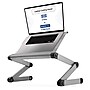 Uncaged Ergonomics WorkEZ Executive with 2 Cooling Fans + 3 USB Ports, Silver (WEEFHs)~#|#~B3CAAB71-2389-4C97-A9A02DC9067E419C_sc7