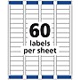 Avery Easy Peel Inkjet Return Address Labels, 2/3" x 1-3/4", Matte White, 1500 Labels/Pack (8195)~#|#~B3CEB396-6570-4278-A080E768E4271FD7_sc7