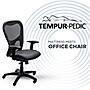 Tempur-Pedic Ergonomic Vinyl Swivel Manager Chair, Black (TP9000-DBLKV)~#|#~B3F24FE4-9CF0-4DE2-92943C303550E5DA_sc7