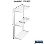 Triton Products Storability Wall Mount Shelving Unit with 3 Steel Wire Shelves (1799-WHT)~#|#~B3F39698-05C4-44A6-9C6C5E69D29C5900_sc7