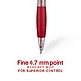 Staples Retractable Ballpoint Pens, Fine Point, Red Ink, Dozen (50787)~#|#~B3F98588-ECF9-4FC5-9895A9066A1A56A5_sc7