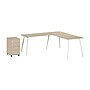 Bush Business Furniture Vista 72"W L Shaped Desk with Mobile File Cabinet, Natural Elm (VST007NESU)~#|#~B40986C4-CF06-4EDB-B46CCA5374F028DC_sc7