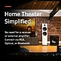 Fluance Ai81 2-Way Floorstanding Tower Speakers with 150W Built-in Amplifier, Black Ash (AI81)~#|#~B410C77A-3861-47A2-95AFBDB05754EEB0_sc7