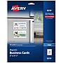 Avery Magnetic Business Cards, 2" x 3 1/2", Matte White, 30/Pack (8374)~#|#~B421FAD2-3924-46E0-A32697F2930A842C_sc7