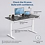 Uncaged Ergonomics Rise Up 3-stage Dual Motor Electric Standing Desk Frame, White, Desktop Not Included (RUW)~#|#~B4444E9E-073A-42F4-BF4206B639C37729_sc7
