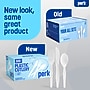 Perk Medium‑Weight Plastic Cutlery Set, 300 Count Bulk Disposable Utensils (Forks, Knives & Spoons), White~#|#~B444803B-8DA7-4E48-9D8CA6ABCE4E3F69_sc7