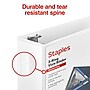 Staples 3" 3-Ring View Binder, D-Ring, White (55413/26450)~#|#~B45DAC57-07F7-459E-A7260A066DEA4AB3_sc7