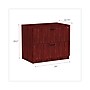 Alera® Valencia Series Executive Suites 2-Drawer Lateral File Cabinet, Mahogany, Legal (VA513622MY)~#|#~B461326F-5887-4980-9417FBE07710B731_sc7
