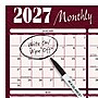 2027 AT-A-GLANCE 48" x 32" Yearly Dry Erase Wall Calendar, Reversible, Red/Blue (A152-27)~#|#~B462B424-4FFB-4800-A09446DD74B0039F_sc7