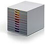 Durable VARICOLOR Desktop 10 Drawer Organizer (DBL761027)~#|#~B47416A9-F948-4D1A-8C32B1A8A7F942B4_sc7