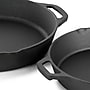 Megachef Cast Iron Skillet Set, Black, 13 Piece/Set (935121259M)~#|#~B47D114A-F1FE-446E-9B9941E0C9B452ED_sc7