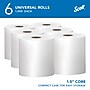 Scott Essential Recycled Hardwound Paper Towels, 1-ply, 1000 ft./Roll, 6 Rolls/Carton (01005)~#|#~B485491B-2805-4A40-82E58EBFB592F87C_sc7