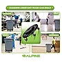 Alpine Industries Round Trash Can Dolly, 500 lb. Weight Capacity, Black (471-32-DOLLY)~#|#~B48BAAF5-987C-49F7-BA76CB98FE513F8F_sc7