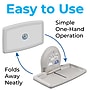 Koala Kare Baby Changing Station, Horizontal Mount, Polypropylene, White Granite (KB300-00)~#|#~B48CAB31-0E25-436C-90E4EAD0465F443B_sc7