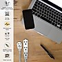 GoGreen Power 8' Extension Cord, 3-Outlet, 16 AWG, White (GG-19608)~#|#~B48F7FC9-CA0E-47B2-BF4ADB56ED11400B_sc7