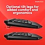 Staples TECH Wireless Comfort Keyboard, Quiet Typing, USB Receiver for PC and Laptop, Black~#|#~B49136C2-BBA5-437E-BB7906288B0083B7_sc7