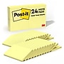 Post-it Notes, 3" x 5", Canary Collection, 90 Sheet/Pad, 24 Pads/Pack (65524VADB)~#|#~B4AD15C4-0D4A-4637-AD5807F855516E83_sc7