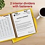 Staples 100% Recycled Heavy‑Duty Classification Folder, Letter Size, 2 Dividers, 2″ Expansion, Yellow Pressboard, 10/Box~#|#~B4B64701-219D-4FBB-822201069241BF59_sc7