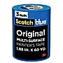 Scotch Blue Original Painter's Tape Value Pack, 1.88" x 60 yds., Blue, 3 Rolls/Pack (2090-48EP3)~#|#~88C7E3DF-0A10-4E37-85230A120BA02C6F_sc7