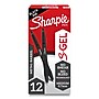 Sharpie S-Gel Metal RT Gel Pen, Medium Point, Black Ink, Dozen  (2153580)~#|#~B4C9671B-319F-41D9-99C0120B28A93D83_sc7