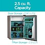 Black & Decker Adjustable Shelves Refrigerators w/Freezer, 2.5 Cu. Ft., Silver (BCRK25V)~#|#~B4FBF6E7-E4FA-45F0-AA51F0027C908728_sc7