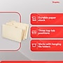 Staples Recycled File Folders, Legal Size, 1/3-Cut Tabs, Manila, 30% Recycled Paper Stock, 100/Box~#|#~B4FFCA69-212E-4FE9-97A95DEB93E7A381_sc7
